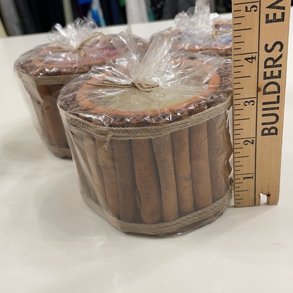 Bundle of 3 large cinnamon stick candles - Picture 2 of 7